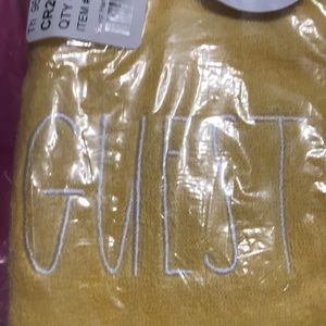 NEW Rae Dunn GUEST hand Towels set of 2 NEW BNIP